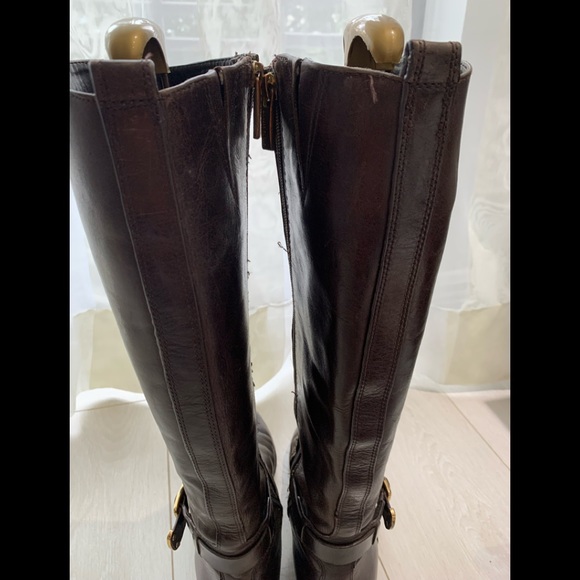 Louise Et Cie Lo-Lienz Tall Brown Riding Boots size 9M/39 - Picture 7 of 16